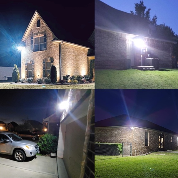 Cusstar 63LEDs Solar Motion Sensor Flood Lights w/ 360° Rotatable Angle 2 Pack - Picture 6 of 7